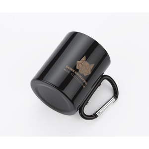 Fotografie k reklamnímu předmětu „Hrnek s karabinkou CAMP 250 ml“