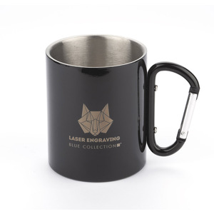 Fotografie k reklamnímu předmětu „Hrnek s karabinkou CAMP 250 ml“