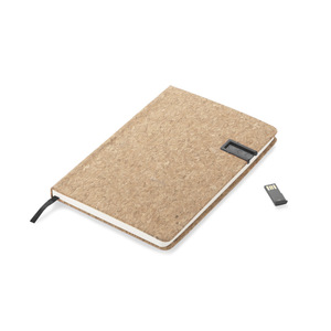 Fotografie k reklamnímu předmětu „Notebook MENTE s USB flash diskem 16 GB, A5“