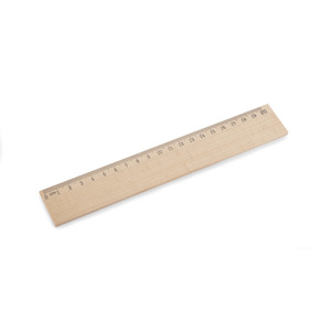 Fotografie reklamního předmětu „Dřevěné pravítko 20 cm DALJO“