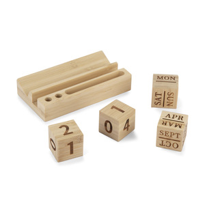 Fotografie k reklamnímu předmětu „Bambusový kalendář NEN“