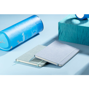 Fotografie k reklamnímu předmětu „Recyklovaný bavlněný zápisník BIVELLO A5“