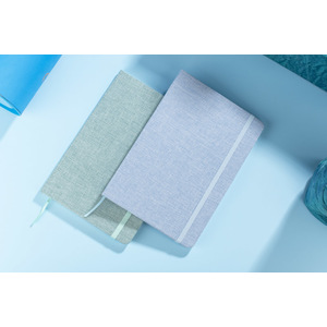 Fotografie k reklamnímu předmětu „Recyklovaný bavlněný zápisník BIVELLO A5“