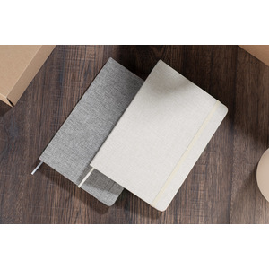 Fotografie k reklamnímu předmětu „Recyklovaný bavlněný zápisník BIVELLO A5“