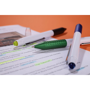 Fotografie k reklamnímu předmětu „Kuličkové pero se zvýrazňovačem FLUO“