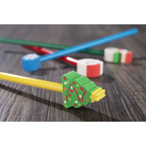 Fotografie k reklamnímu předmětu „Tužka s Gumičkou CHRISTMAS - Vánoční stromek“