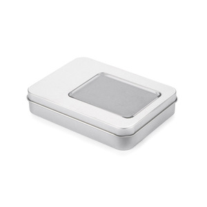 Fotografie k reklamnímu předmětu „Velká kovová krabička s vložkou na menší flash disk“