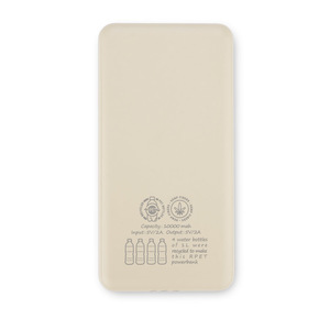 Fotografie k reklamnímu předmětu „Power banka rPET REPPO 10000 mAh“