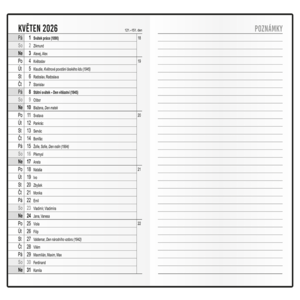 Fotografie k reklamnímu předmětu „Měsíční diář - Halina - lamino“