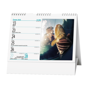 Fotografie k reklamnímu předmětu „Stolní kalendář - Rybářský kalendář“