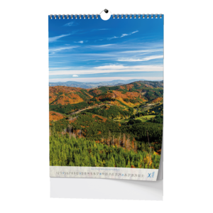 Fotografie k reklamnímu předmětu „Nástěnný kalendář - Hory Čech a Moravy - A3“