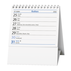 Fotografie k reklamnímu předmětu „Stolní kalendář - MINI kalendář“