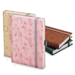 Fotografie k reklamnímu předmětu „Týdenní diář - Prokop - Vivella extra - B6 - béžová - Hvězdy“