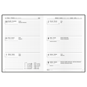 Fotografie k reklamnímu předmětu „Denní diář - Adam - Lamino - B6“