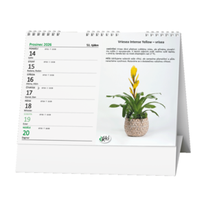 Fotografie k reklamnímu předmětu „Stolní kalendář - Pokojové květiny“