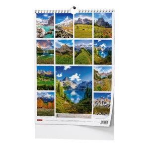 Fotografie k reklamnímu předmětu „Nástěnný kalendář - Hory - A3“