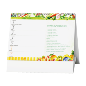 Fotografie k reklamnímu předmětu „Stolní kalendář - Vitamíny a minerály Renaty Raduše Herber“