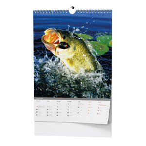 Fotografie k reklamnímu předmětu „Nástěnný kalendář - Rybářský kalendář  - A3“