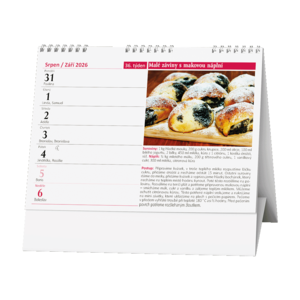 Fotografie k reklamnímu předmětu „Stolní kalendář - Sladké mňamky“