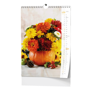 Fotografie k reklamnímu předmětu „Nástěnný kalendář - Květiny - A3“