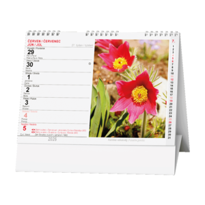 Fotografie k reklamnímu předmětu „Stolní kalendář - Květiny“