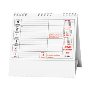 Fotografie k reklamnímu předmětu „Stolní kalendář - MINI daňový kalendář“