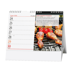 Fotografie k reklamnímu předmětu „Stolní kalendář - Grilujeme“