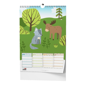 Fotografie k reklamnímu předmětu „Nástěnný kalendář - Rodinný plánovací kalendář - A3“