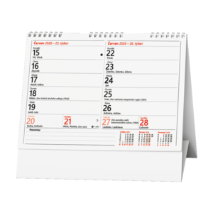 Fotografie k reklamnímu předmětu „Stolní kalendář - Pracovní kalendář Čtrnáctidenní“