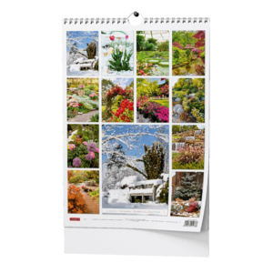 Fotografie k reklamnímu předmětu „Nástěnný kalendář - Zahrady - A3“