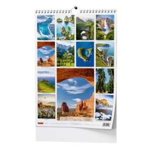 Fotografie k reklamnímu předmětu „Nástěnný kalendář - Beautiful world - A3“