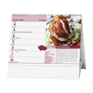 Fotografie k reklamnímu předmětu „Stolní kalendář - Regionální kuchyně“