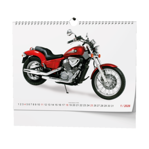 Fotografie k reklamnímu předmětu „Nástěnný kalendář - Motorbike - A3“