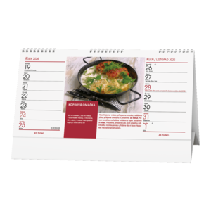 Fotografie k reklamnímu předmětu „Stolní kalendář - Česká vařečka“