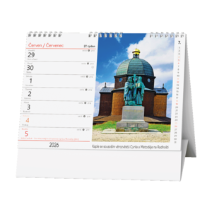 Fotografie k reklamnímu předmětu „Stolní kalendář - Z domova“