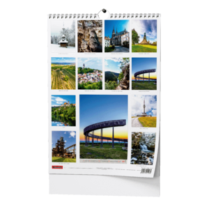 Fotografie k reklamnímu předmětu „Nástěnný kalendář - Krásy Moravy a Slezska - A3“