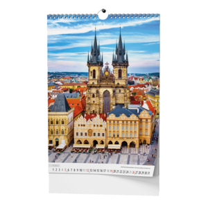 Fotografie k reklamnímu předmětu „Nástěnný kalendář - Praha - A3“