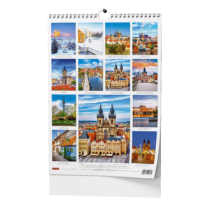 Fotografie k reklamnímu předmětu „Nástěnný kalendář - Praha - A3“