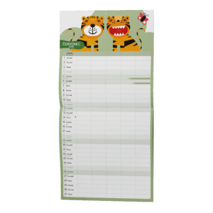 Fotografie k reklamnímu předmětu „Nástěnný kalendář - Rodinný plánovací kalendář“