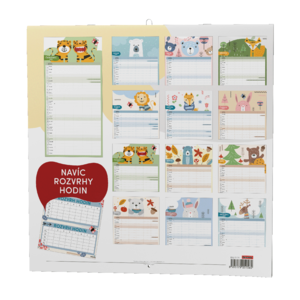 Fotografie k reklamnímu předmětu „Nástěnný kalendář - Rodinný plánovací kalendář“