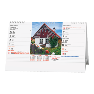 Fotografie k reklamnímu předmětu „Stolní kalendář - Chalupy“