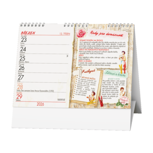 Fotografie k reklamnímu předmětu „Stolní kalendář - Chytrá žena“