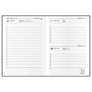 Fotografie k reklamnímu předmětu „Denní diář - Adam - Vivella s ražbou - B6 - červená - Srdce“