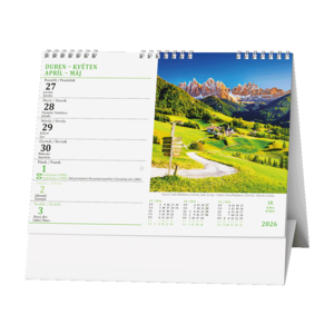 Fotografie k reklamnímu předmětu „Stolní kalendář - Toulky přírodou“