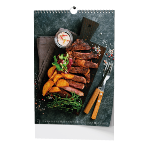 Fotografie k reklamnímu předmětu „Nástěnný kalendář - Gourmet  - A3“