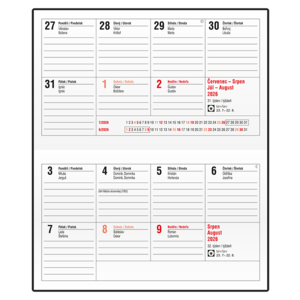 Fotografie k reklamnímu předmětu „Týdenní diář - Cyril - PVC“