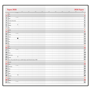 Fotografie k reklamnímu předmětu „Měsíční diář - Františka - PVC“