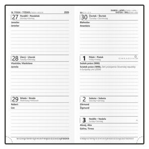 Fotografie k reklamnímu předmětu „Týdenní diář - Jakub - Vivella - kapesní“