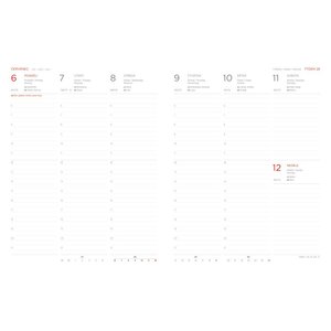 Fotografie k reklamnímu předmětu „diář Kastor president týdenní 2026 hnědý“