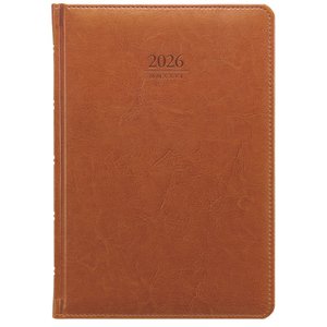 Fotografie k reklamnímu předmětu „diář Kastor A5 týdenní 2026 hnědý“